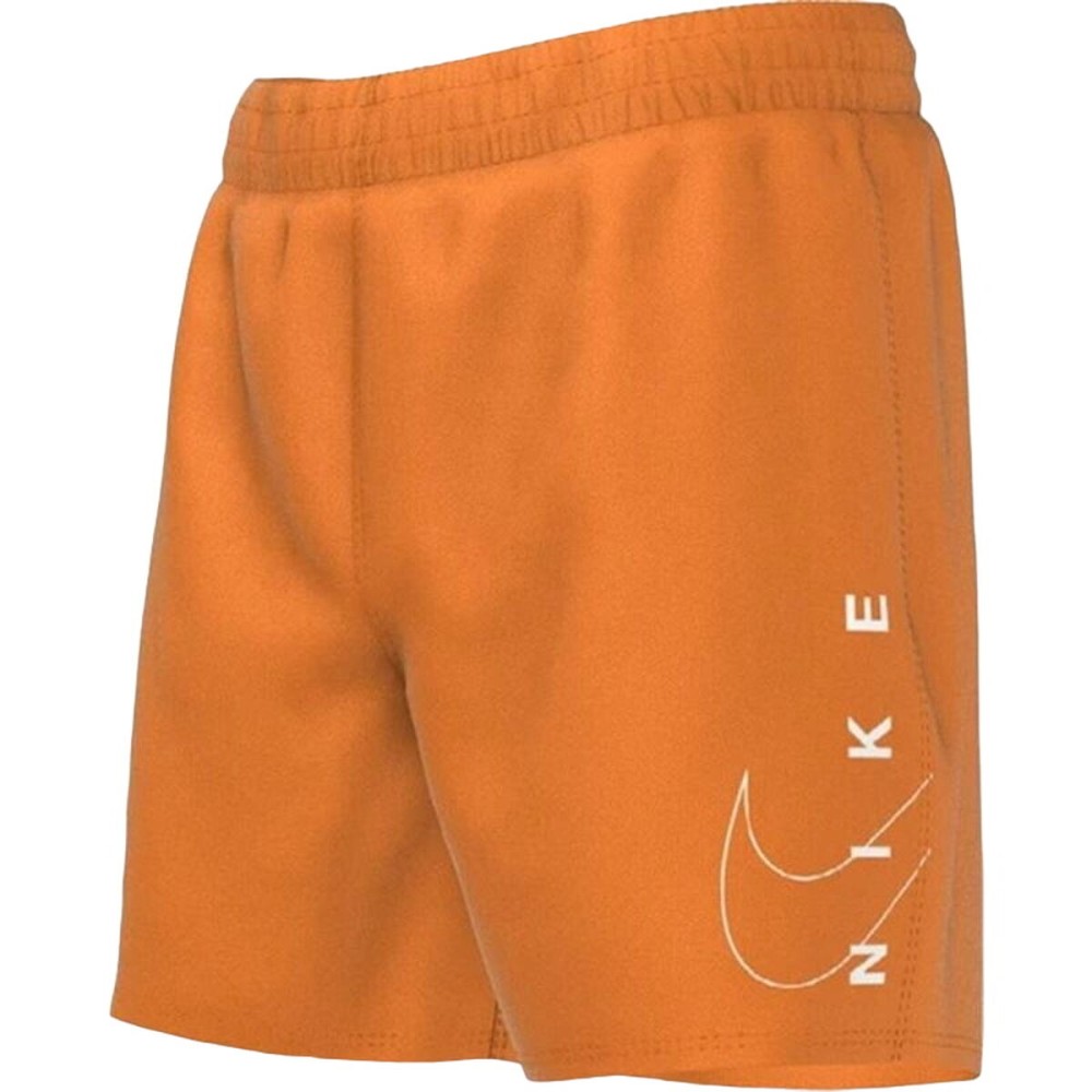 Jungen Badehose Nike 4" Volley Short Orange