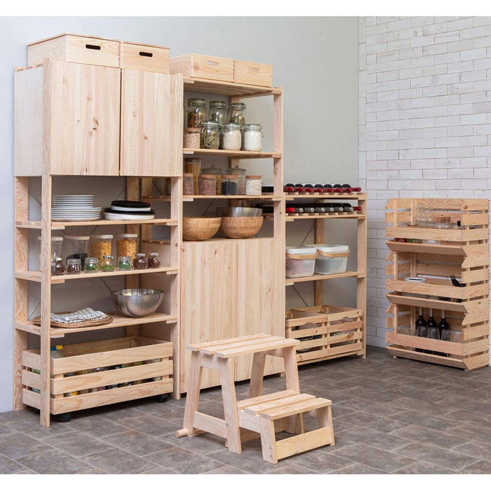 Step Stool Astigarraga Pine