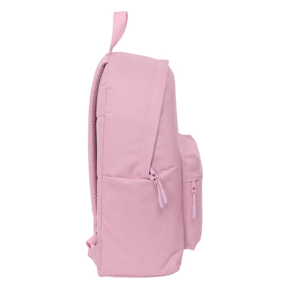 School Bag Munich Basic Pink 33 x 42 x 15 cm