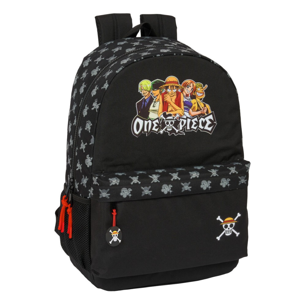 Schulrucksack One Piece Schwarz 30 x 46 x 14 cm