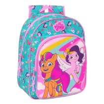 Schulrucksack My Little Pony Magic Rosa türkis 26 x 34 x 11 cm