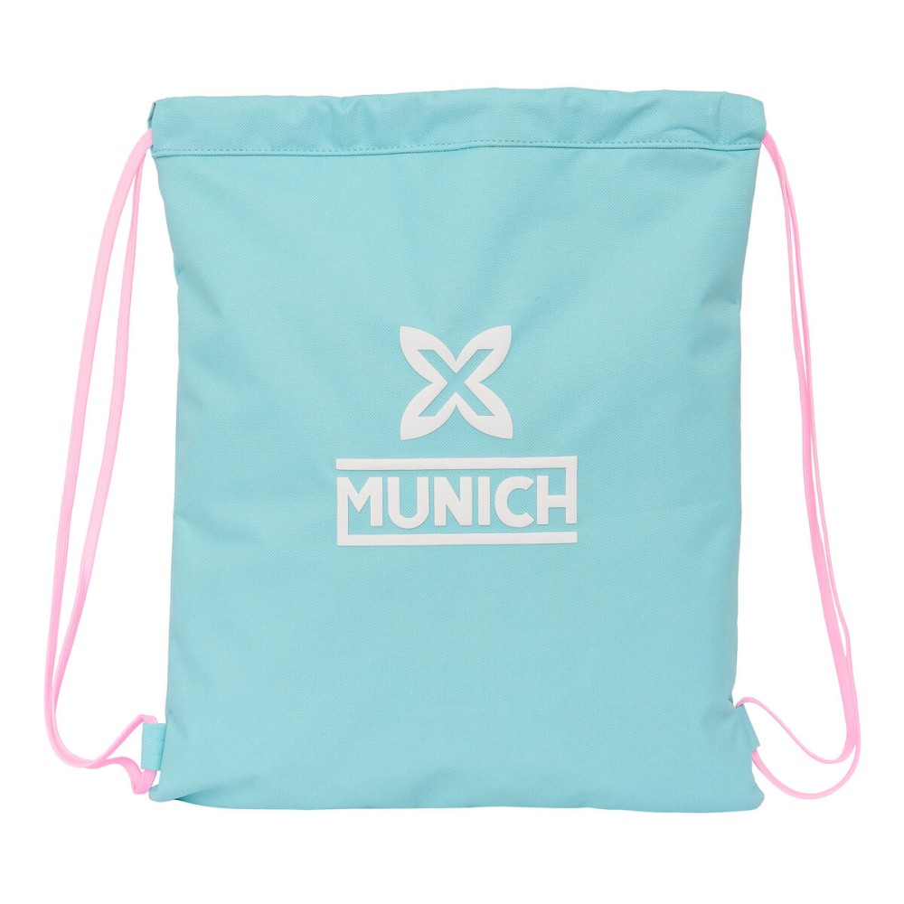 Backpack with Strings Munich Heaven Sky blue 35 x 40 x 1 cm