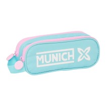 Trousse Fourre-Tout Double Munich Heaven Bleu ciel 21 x 8 x 6 cm