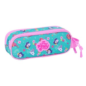 Trousse Fourre-Tout Double My Little Pony Magic Rose Turquoise 21 x 8 x 6 cm