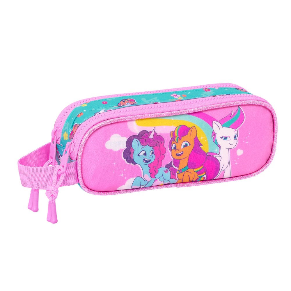 Zweifaches Mehrzweck-Etui My Little Pony Magic Rosa türkis 21 x 8 x 6 cm