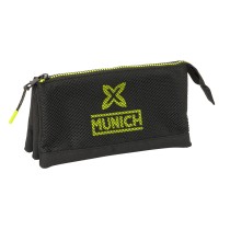 Triple Carry-all Munich Beat Black 22 x 12 x 3 cm