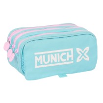 Dreifaches Mehrzweck-Etui Munich Heaven Himmelsblau 21,5 x 10 x 8 cm