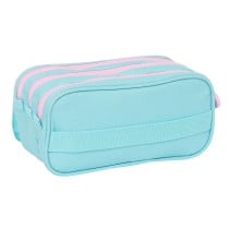 Trousse Fourre-Tout Triple Munich Heaven Bleu ciel 21,5 x 10 x 8 cm