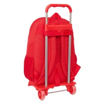 Cartable à roulettes Atlético Madrid Rouge 32 x 44 x 16 cm