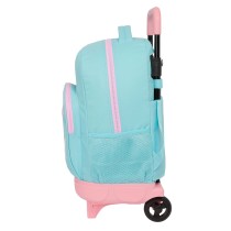 School Rucksack with Wheels Munich Heaven Sky blue 33 x 45 x 22 cm