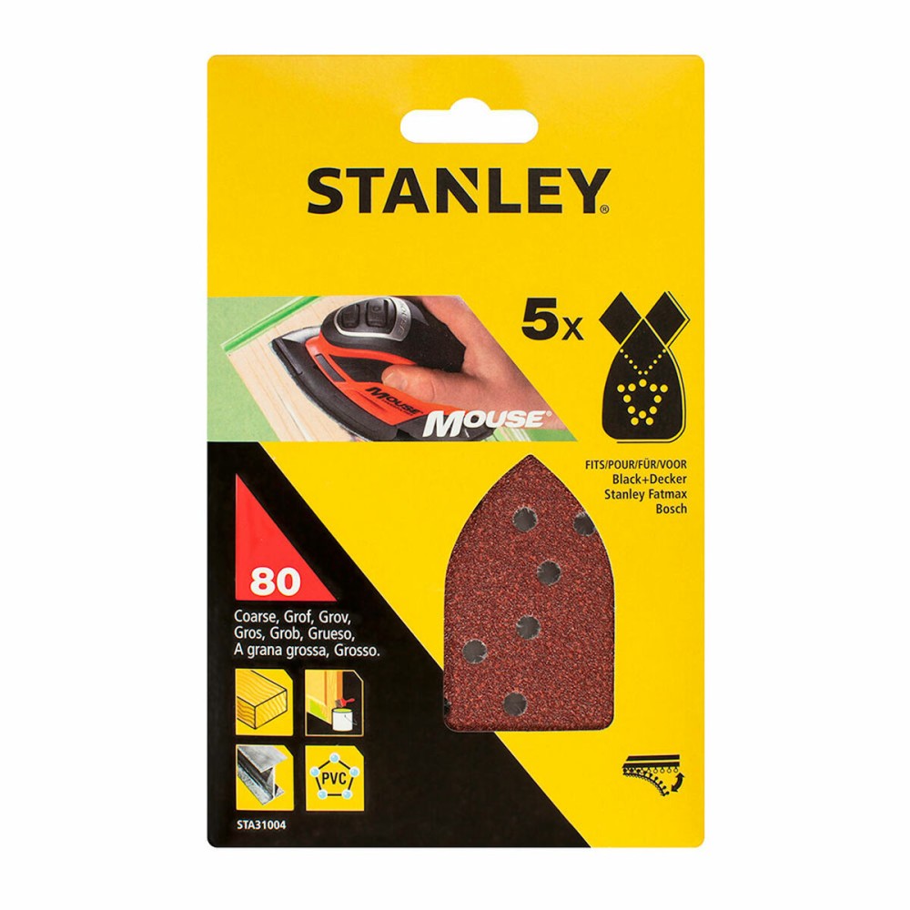 Sanding sheets Stanley (5 Units)
