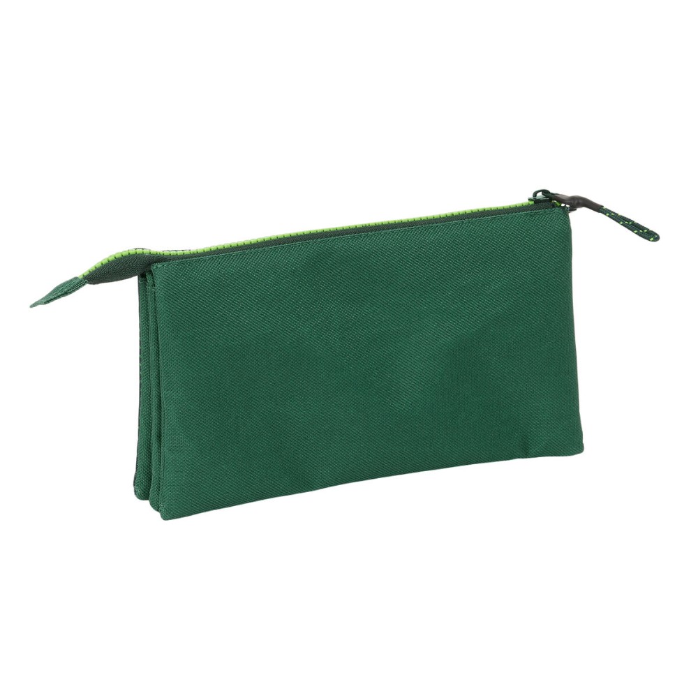 Dreifaches Mehrzweck-Etui Real Betis Balompié grün 22 x 12 x 3 cm