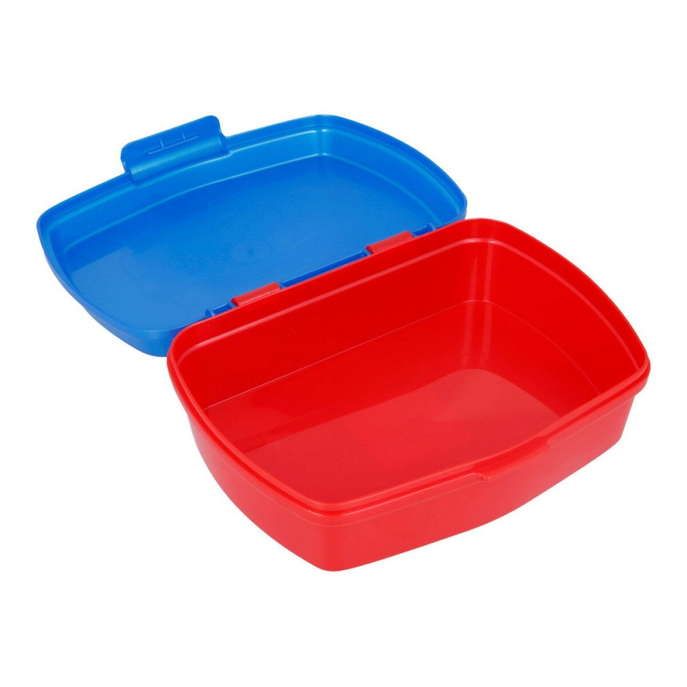 Sandwich Box Super Mario Plastic Red Blue (17 x 5.6 x 13.3 cm)