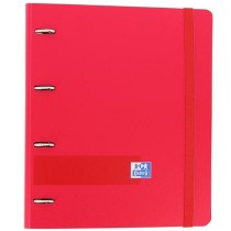 Reliure à anneaux Oxford EuropeanBinder Rouge A4+ (4 Unités)