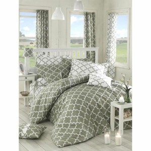 Parure de couette Gris