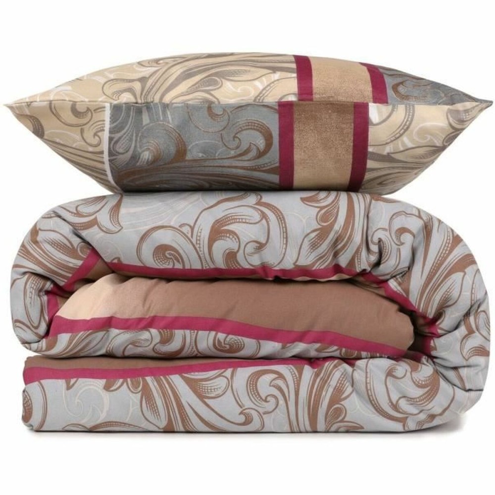 Parure de couette Gris Lit king size 3 Pièces