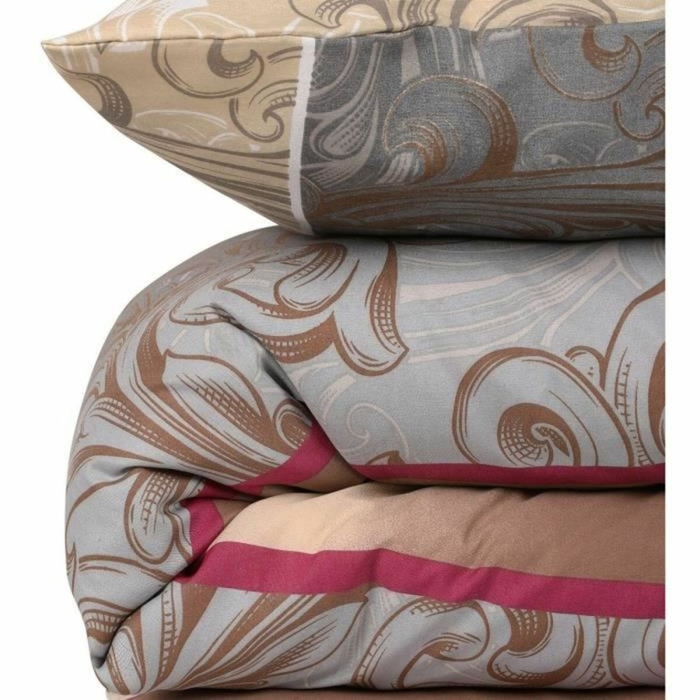 Parure de couette Gris Lit king size 3 Pièces