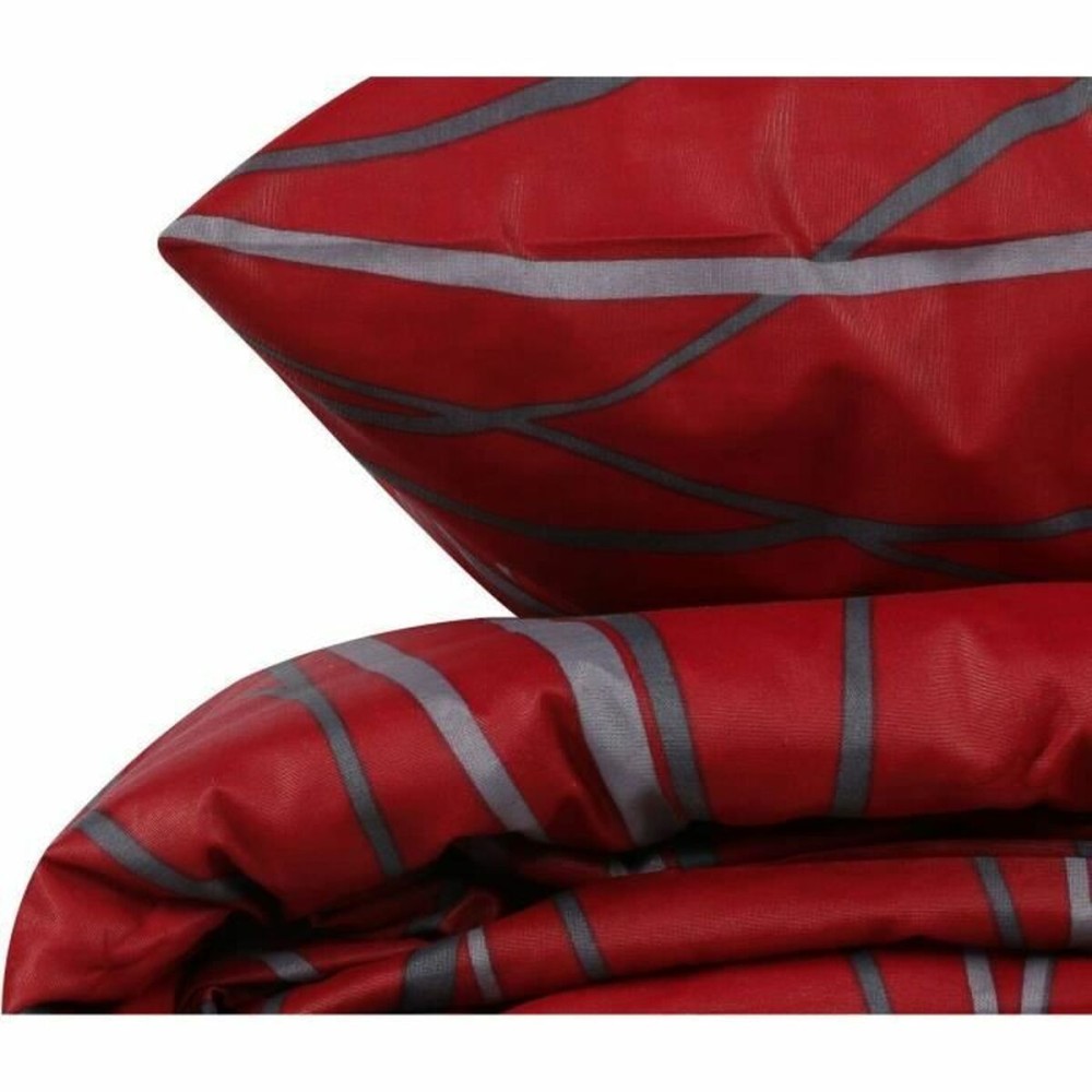Parure de couette Rouge Lit king size 3 Pièces