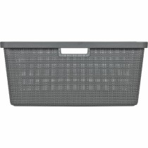 Multi-purpose basket Curver Dark grey Jute Plastic