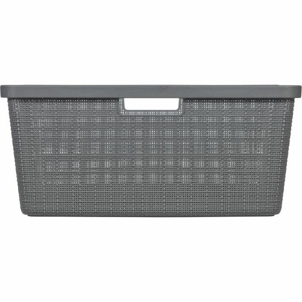 Multi-purpose basket Curver Dark grey Jute Plastic