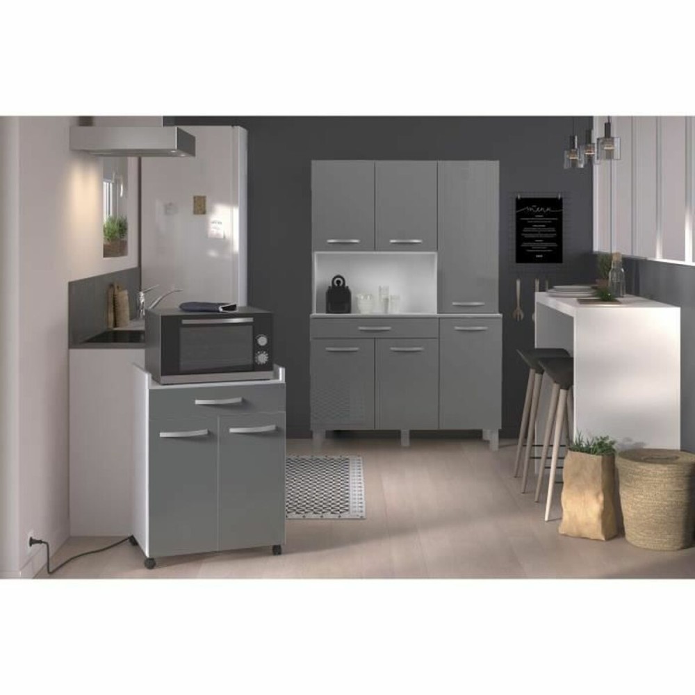 Meuble d'Appoint Oslo Gris 60 x 44 x 81 cm