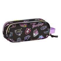 Trousse Fourre-Tout Double Monster High Creep Noir 21 x 8 x 6 cm