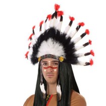 Indianer-Kopfschmuck 39011 Bunt