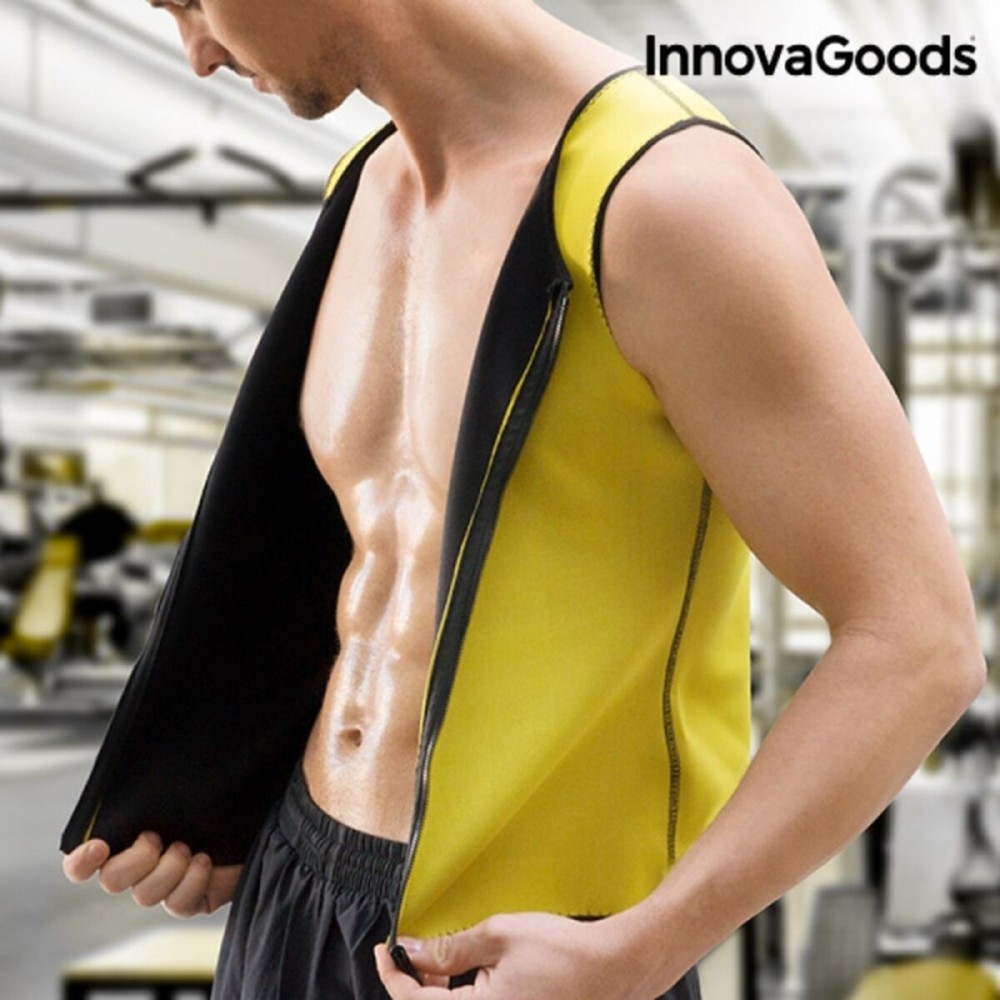 Gilet de Sport avec Effet Sauna pour Homme Passwa InnovaGoods IG117742 Néoprène (Reconditionné A)