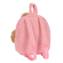 Child bag Safta Teddy Bear Pink 23 x 27 x 7,5 cm