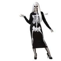 Costume for Adults Skeleton Lady Black