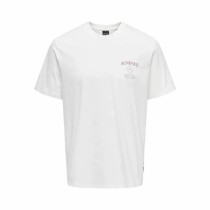 Herren Kurzarm-T-Shirt Only & Sons Onskye Reg Weiß