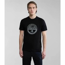 Men’s Short Sleeve T-Shirt Napapijri S-Bollo Black