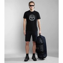 Herren Kurzarm-T-Shirt Napapijri S-Bollo Schwarz