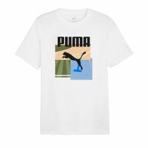 Herren Kurzarm-T-Shirt Puma GRAPHICS Summer Weiß