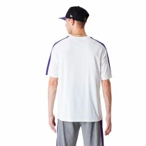 Men’s Short Sleeve T-Shirt New Era NBA Colour Block LA Lakers White