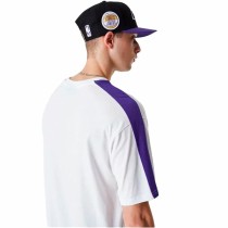 Herren Kurzarm-T-Shirt New Era NBA Colour Block LA Lakers Weiß