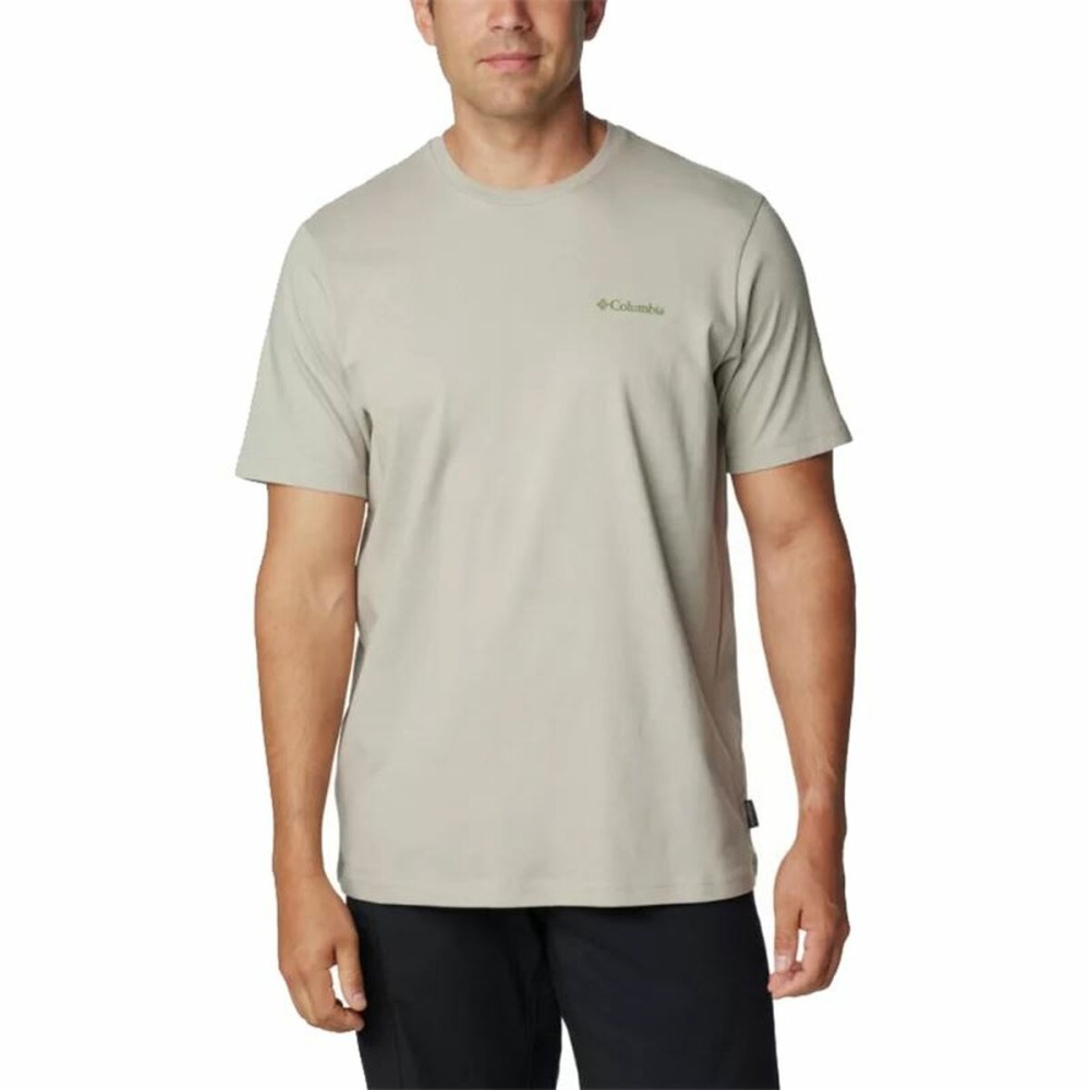 Herren Kurzarm-T-Shirt Columbia Explorers Canyon™ Hellgrau