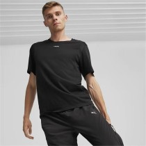 Herren Kurzarm-T-Shirt Puma FIT Triblend Schwarz