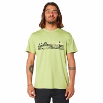 Men’s Short Sleeve T-Shirt Rip Curl Paradise Land Light Green