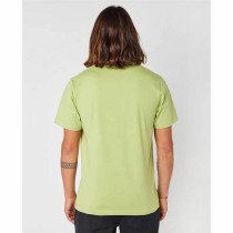 Herren Kurzarm-T-Shirt Rip Curl Paradise Land Hellgrün