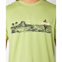 Men’s Short Sleeve T-Shirt Rip Curl Paradise Land Light Green