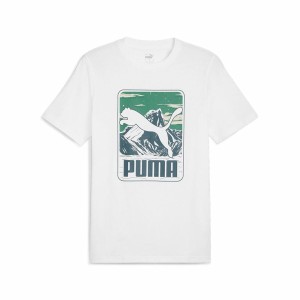 Men’s Short Sleeve T-Shirt Puma GRAPHICS Mountain White