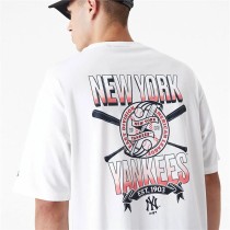 Men’s Short Sleeve T-Shirt New Era Graphic New York Yankees White