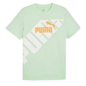 Herren Kurzarm-T-Shirt Puma POWER Graphic  Türkis