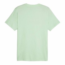 Men’s Short Sleeve T-Shirt Puma POWER Graphic  Cyan