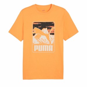 T-shirt à manches courtes homme Puma Graphics Mountain e Clementine  Orange