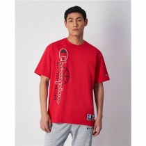 Men’s Short Sleeve T-Shirt Champion Crewneck Red