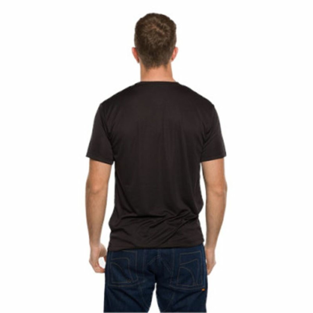 Herren Kurzarm-T-Shirt Trangoworld Arbas Schwarz