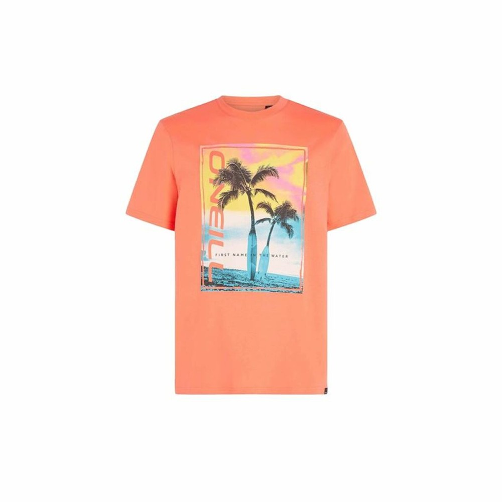 Herren Kurzarm-T-Shirt O'Neill Jack Neon Living Orange