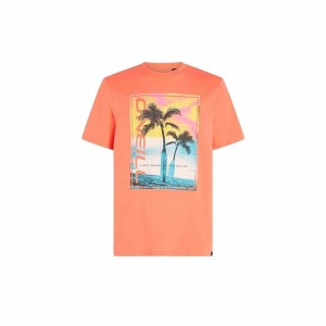 Men’s Short Sleeve T-Shirt O'Neill Jack Neon Living Orange